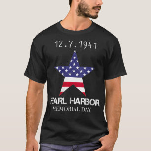 Frauen Pearl Harbor Gedenktag Vintag VNeck T-Shirt