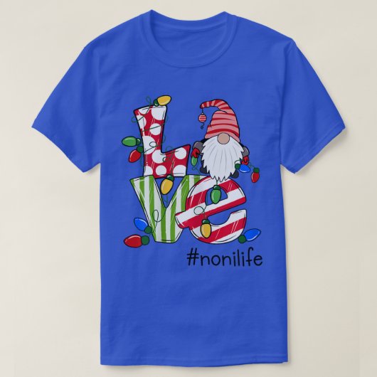 Frauen Personalisierte Liebe Nonilife Candy Gnome T-Shirt (Design vorne)