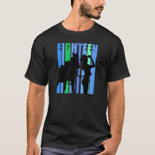 Frauen Pferd Mädchen 18. Geburtstag Land Mädchen r T-Shirt