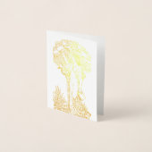 Frauen pflücken Äpfel Happy Birthday Folienkarte (Vorderseite)