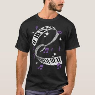 Frauen Phantastisch Piano Player Geschenk Piano Ke T-Shirt