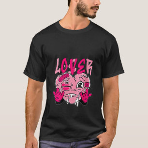 Frauen Pink Loser Lover Pink Tropfen Herzklopfen M T-Shirt