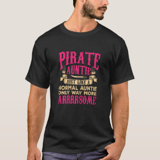 Frauen Piratentante Piratenflagge Freebooter T-Shirt