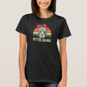Frauen Pitbull Pittie Mama Pitbull Mama Pittie M T-Shirt