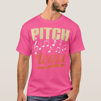 Frauen Pitch Musical Opera Sing T-Shirt