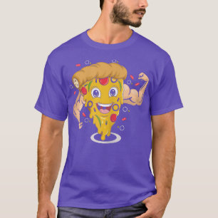 Frauen Pizza Slice Einhorn, Magic Fast Food Lover T-Shirt