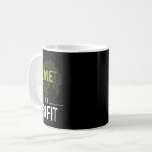 Frauen Planet über Gewinn - Umwelt Kaffeetasse (Vorderseite Links)