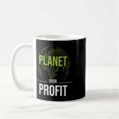 Frauen Planet über Gewinn - Umwelt Kaffeetasse (Links)