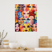 Frauen Poster (Küche)