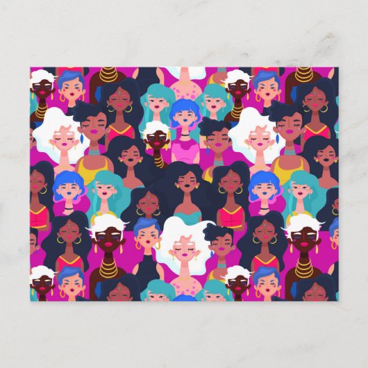 Frauen Postkarte (Vorderseite)