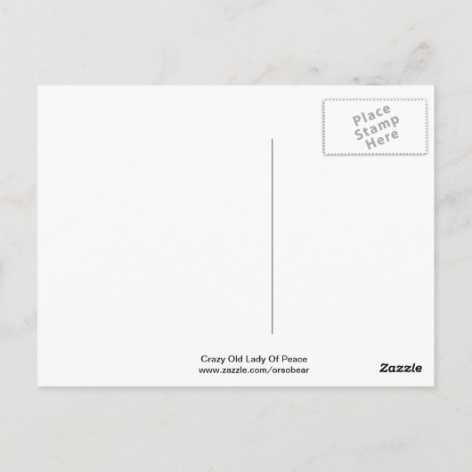 Frauen Postkarte (Rückseite)