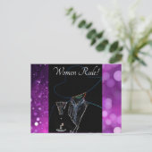 Frauen Postkarte (Stehend Vorderseite)