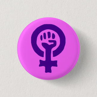 Frauen-Power-Knopf Button