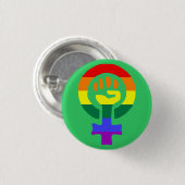 Frauen-Power-Knopf Button (Vorne & Hinten)