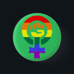 Frauen-Power-Knopf Button<br><div class="desc">Frauen-Power-Knopf</div>