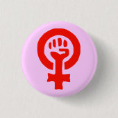 Frauen-Power-Knopf Button (Vorderseite)