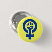 Frauen-Power-Knopf Button (Vorne & Hinten)