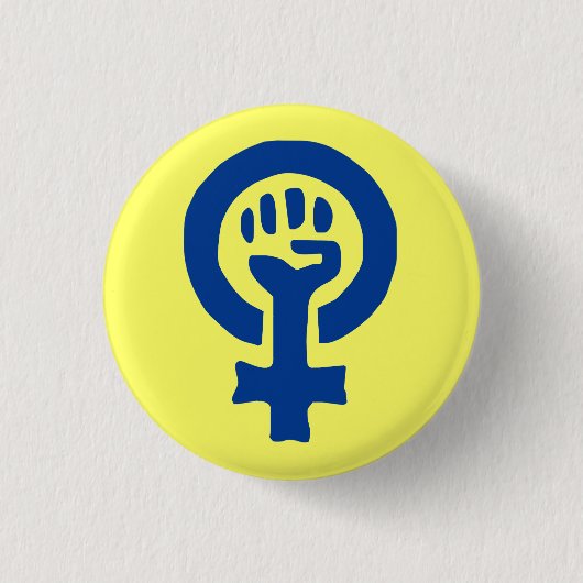Frauen-Power-Knopf Button (Vorderseite)