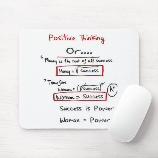 Frauen-Power Mousepad (Mit Mouse)