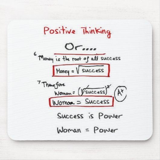 Frauen-Power Mousepad (Vorne)