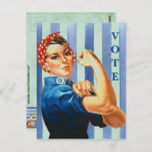 Frauen Power Postkarte (Vorne/Hinten)