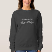 Frauen-Power Sweatshirt (Vorderseite)
