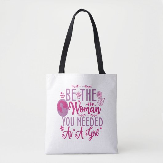 Frauen - Power zitiert Frauenförderung Tasche (Vorderseite)