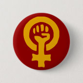 Frauen-Powerknopf Button (Vorderseite)