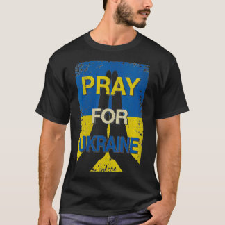 FRAUEN PRAY FÜR UKRAINE Not leidende Unterstützung T-Shirt