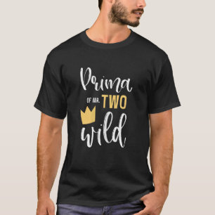 Frauen prima von zwei wilden 2. Geburtstags-Party- T-Shirt
