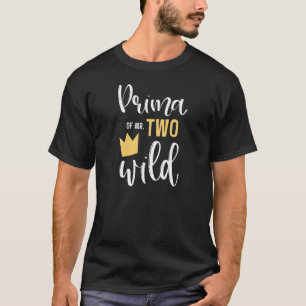 Frauen prima von zwei wilden 2. Geburtstags-Party- T-Shirt