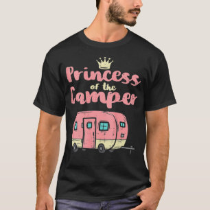 Frauen Prinzessin von Camper Niedlich Camping Van  T-Shirt