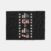 Frauen Pro Trump 2024 45. Potus 45 = 47 Präsident  Fleecedecke (Vorderseite (Horizontal))