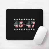 Frauen Pro Trump 2024 45. Potus 45 = 47 Präsident Mousepad (Mit Mouse)