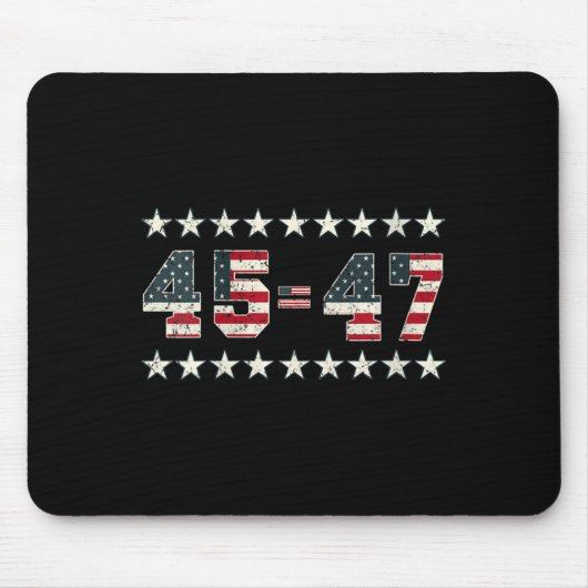 Frauen Pro Trump 2024 45. Potus 45 = 47 Präsident Mousepad (Vorne)