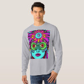 FRAUEN PSICODELIC T-Shirt (Vorne ganz)