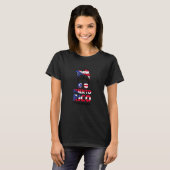 Frauen Puerto Rico Es ist in meinem Dna Puerto Ric T-Shirt (Vorne ganz)