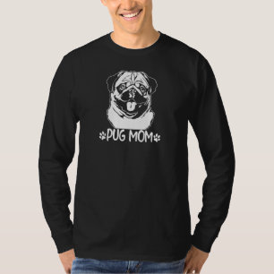 Frauen Pug Mutter Hund Frauen Mädchen Pug Mama Cut T-Shirt