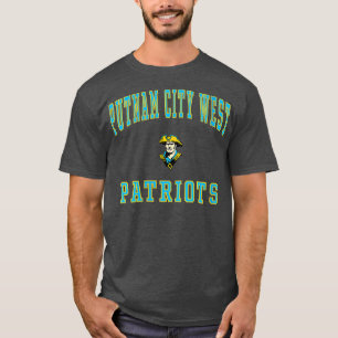 Frauen Putnam City West High School Patriots VNeck T-Shirt