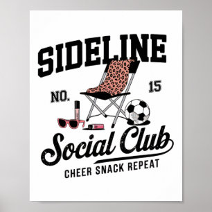Frauen Randgruppe Sozialclub Fußball-Mama Spieltag Poster