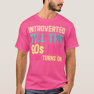 Frauen RB Künstlermädchen Vintag 90 S R und B Grap T-Shirt