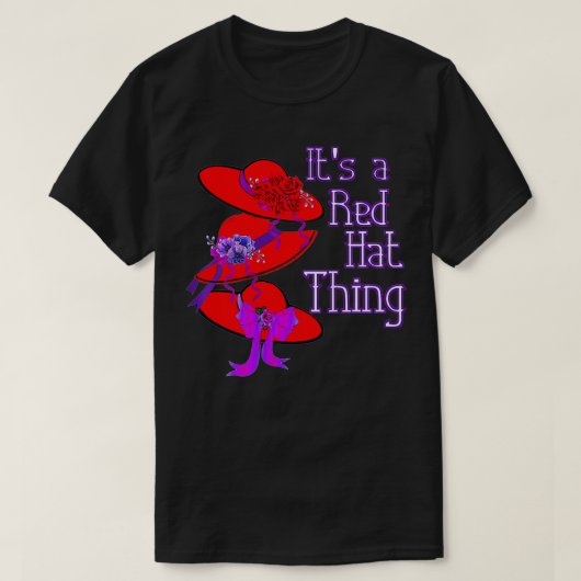 Frauen Red Hat ist ein Red Hat Geschenk T-Shirt (Design vorne)