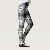 FRAUEN-REGEL-MANN-AUFSCHLAG LEGGINGS (Rechts)
