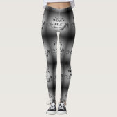 FRAUEN-REGEL-MANN-AUFSCHLAG LEGGINGS (Vorderseite)