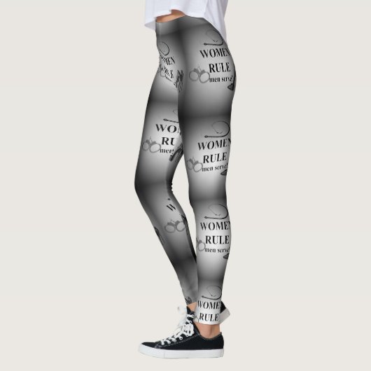 FRAUEN-REGEL-MANN-AUFSCHLAG LEGGINGS (Links)