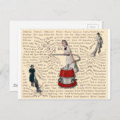 Frauen regieren die Welt Postkarte (Vorne/Hinten)