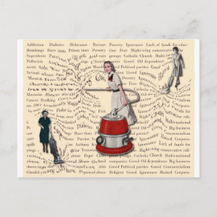 Frauen regieren die Welt Postkarte