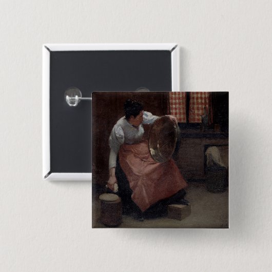 Frauen-Reinigung Button (Vorne & Hinten)