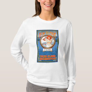 Frauen-Reitfähre - Schwertwale Insel, Washington T-Shirt