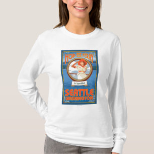 Frauen-Reitfähre - Seattle, Washington T-Shirt